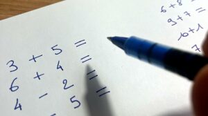 Additions écrites à la main au stylo bleu, amortissement en location meublée